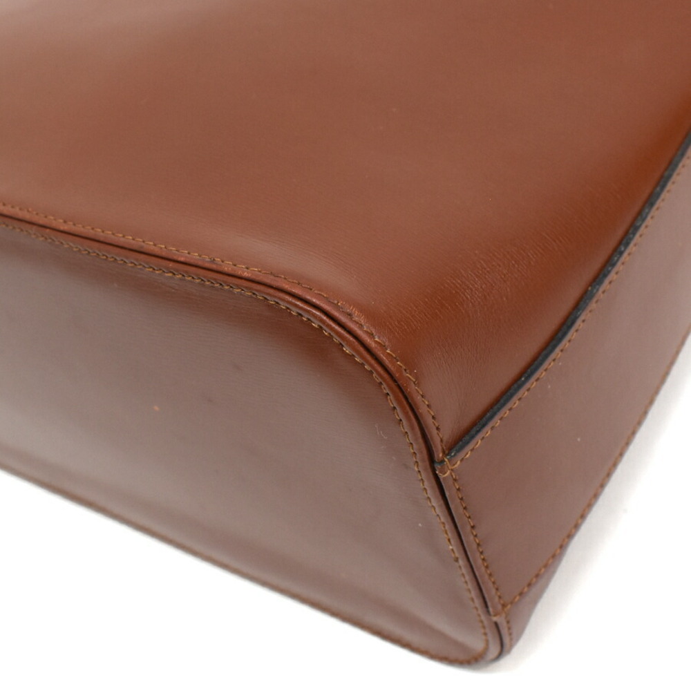 Christian Dior Crossbody Shoulder Bag Brown Leather - Picture 5 of 9